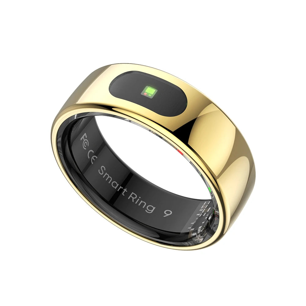 Smart Ring R08 Womens Men Electronic Smartring 5ATM Waterproof Sports Fitness Tracker Sleep Tracker for Xiaomi Samsung Phone