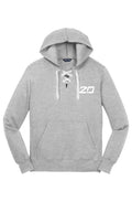 Lace Up Pullover Hooded Sweatshirt