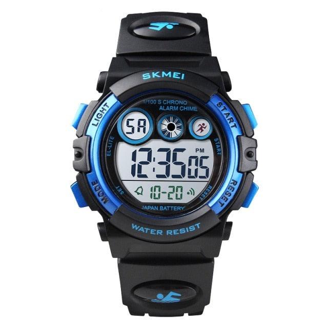 Sport Children Watch Waterproof LED Digital Kids Watches Luxury Electronic Watch Digital Sport Watches Outdoor Waterproof LED 7 Color Lights Electronic Watches For Girls Boys With Alarm Stopwatch Child Wrist Watch